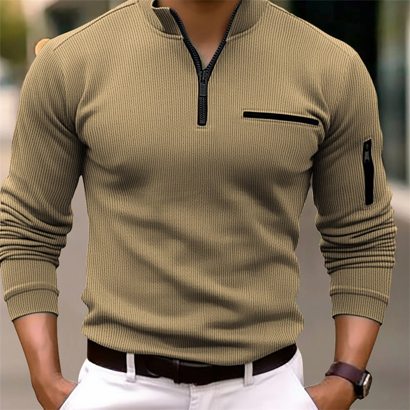 Talor - Camicia A Maniche Lunghe Con Cerniera