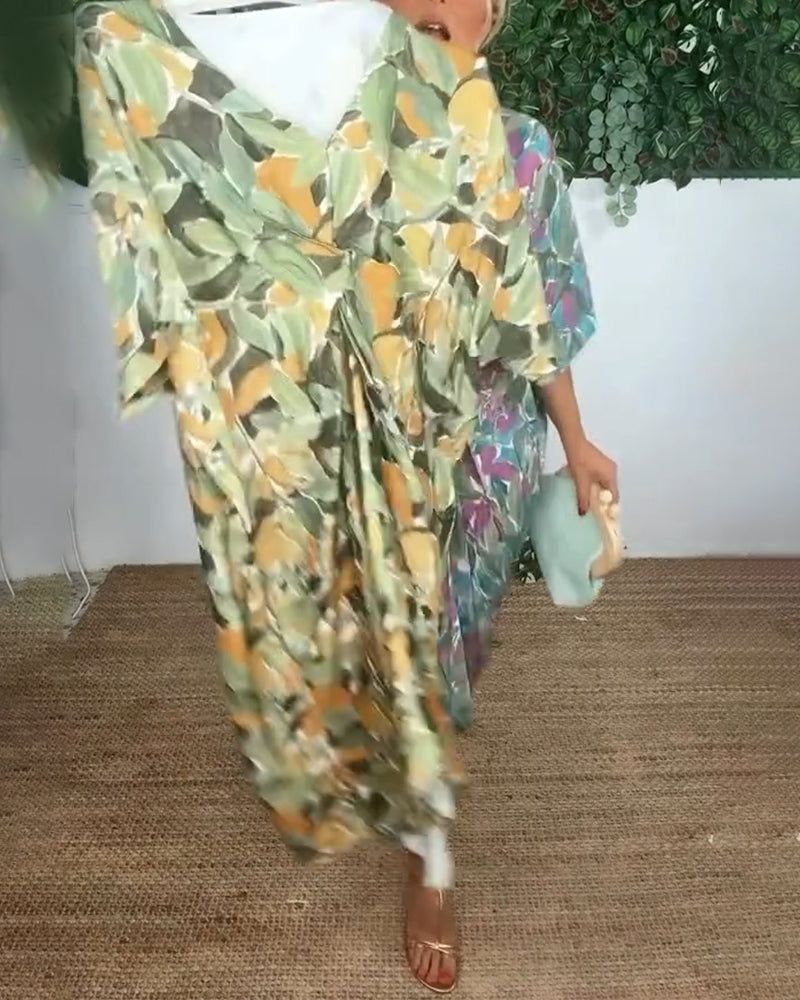Shilisa - Abito Con Scollo a V e Motivo a Trecce