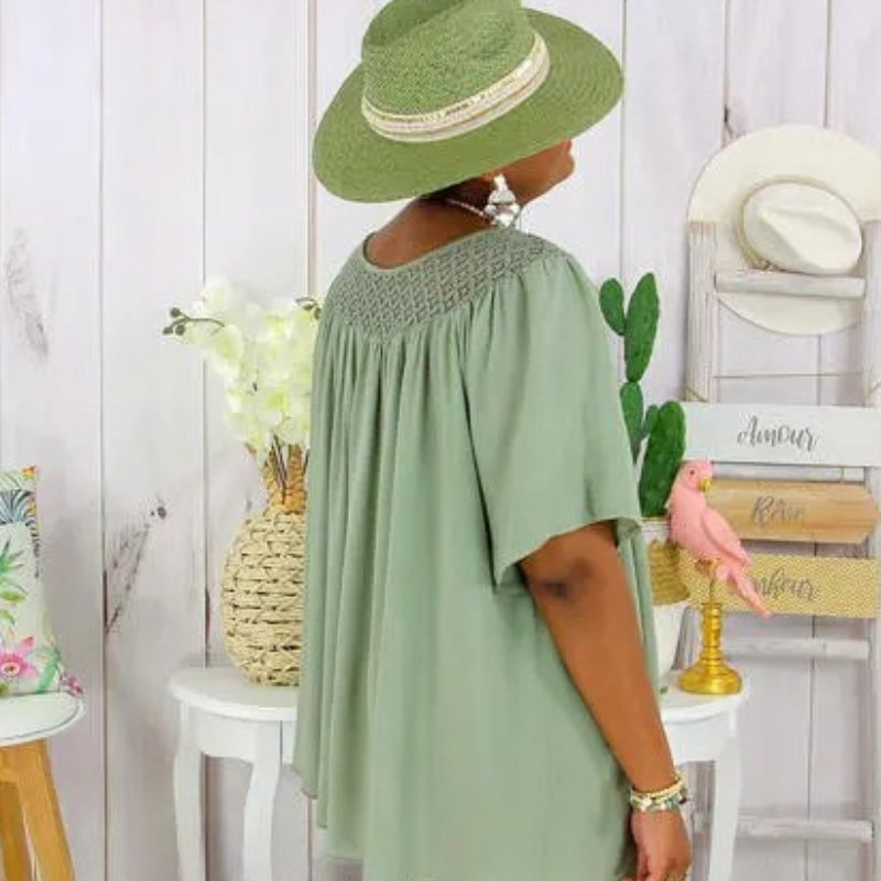 Silvana - Panno Estivo Con Manica Corta