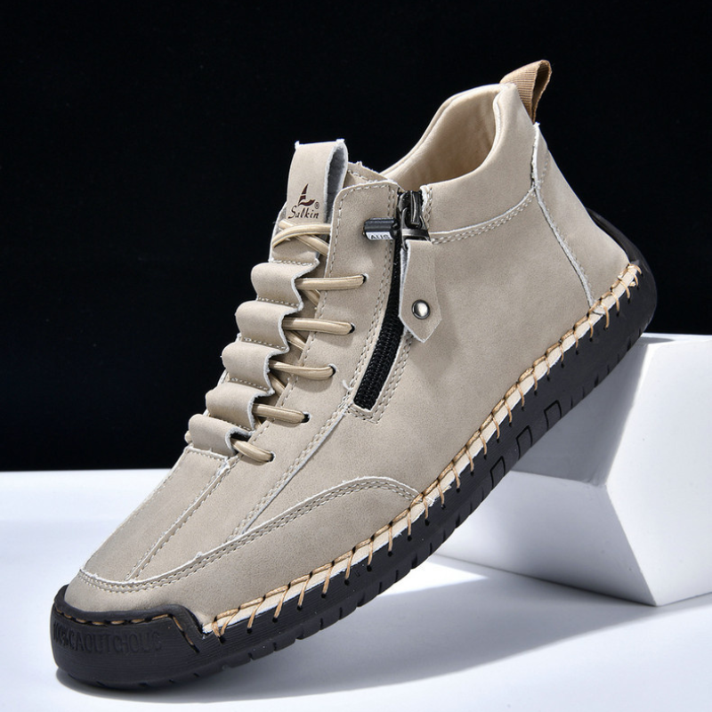 Yuval - Scarpe Da Ginnastica In Pelle Con Cerniera Laterale