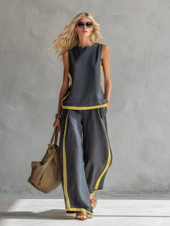 Sachindri - Elegante Completo a Due Pezzi