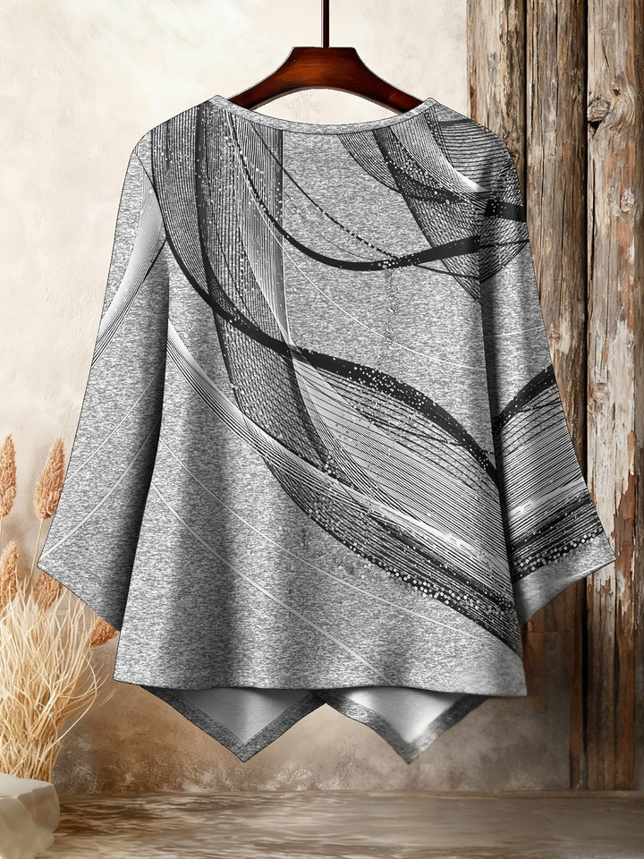 Galya - Maglietta Oversize Con Scollo Rotondo