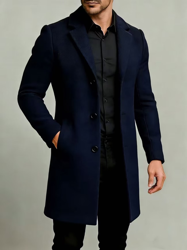 Hollander - Cappotto Con Revers e Maniche Lunghe Abbottonato