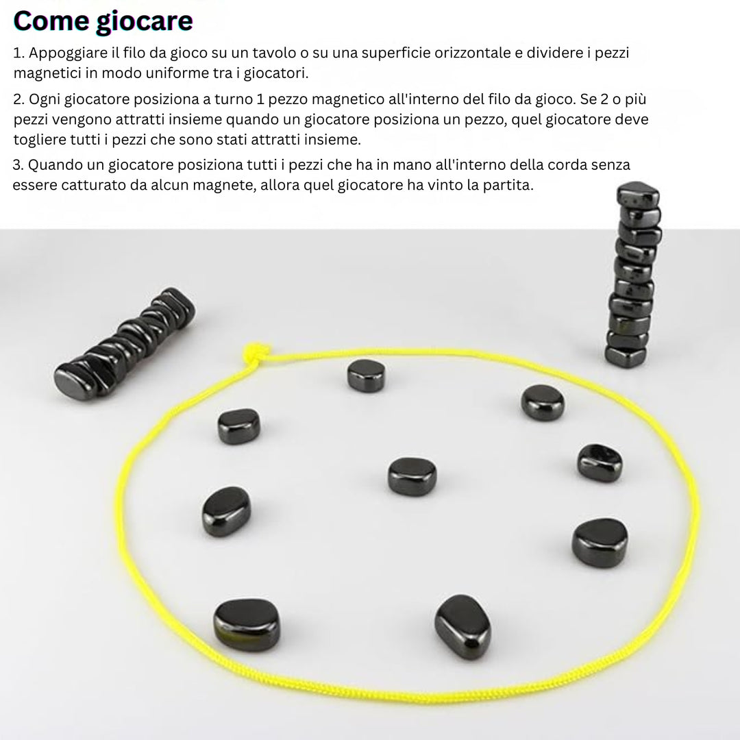 MindSpark - Set Di Scacchi Magnetici Divertente Gioco Di Strategia Per Bambini e Famiglie