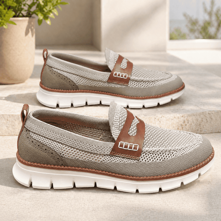 Ailan - Scarpe Slip on in Maglia