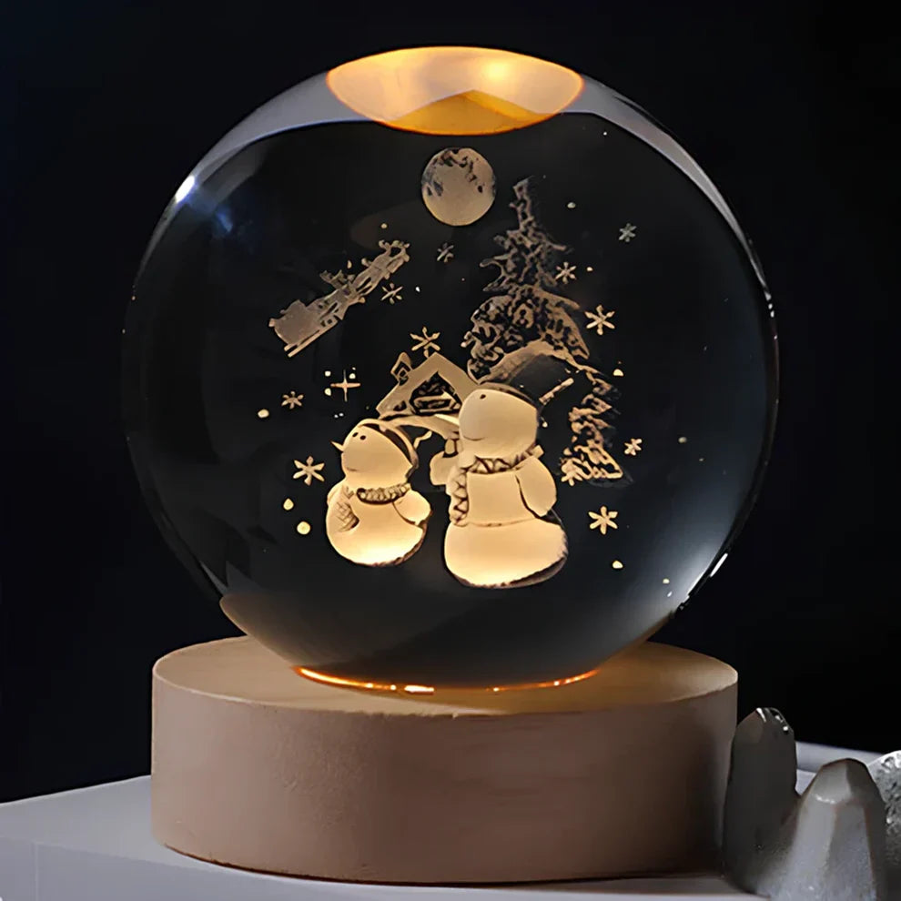 Glow Sphere – Lampada A Sfera Di Cristallo Luminosa