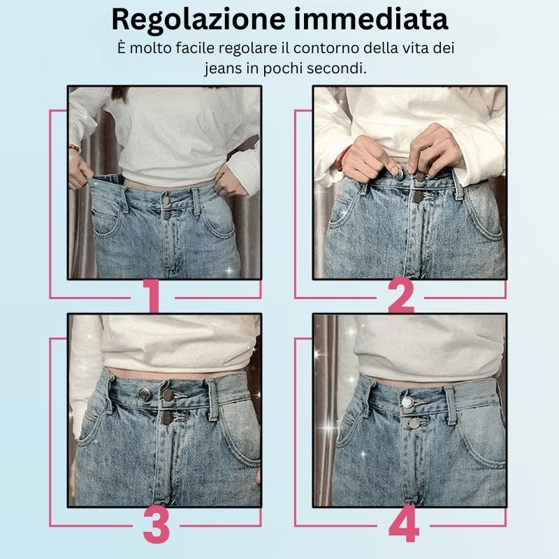 CinchPin - Fibbia Regolabile Per Cintura Perfettamente Adattabile