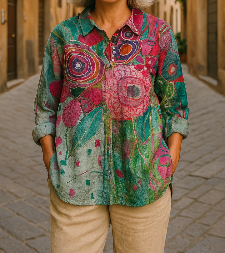 Petra - Camicetta Floreale Casual