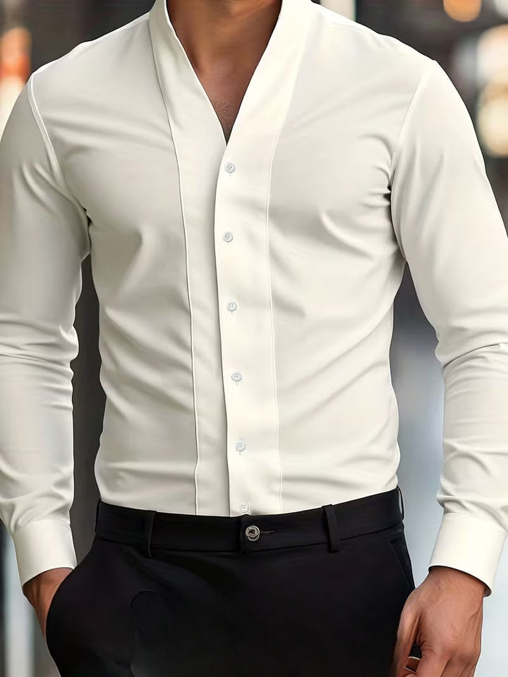 Abnar - Camicia a Maniche Lunghe Con Bottoni