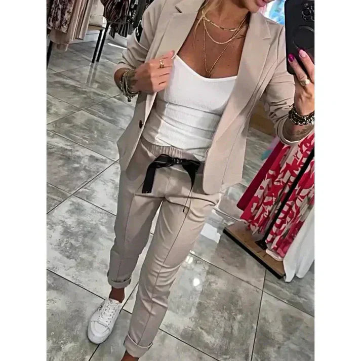 Jocelyne - Elégant Completo Giacca Pantaloni