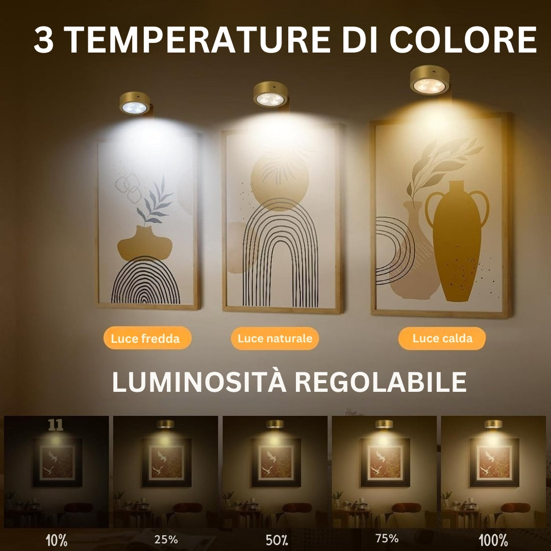 GlowFrame - Luce Magnetica Per Dipingere con 13 Modalità di Illuminazione ( Confezione da 3 )