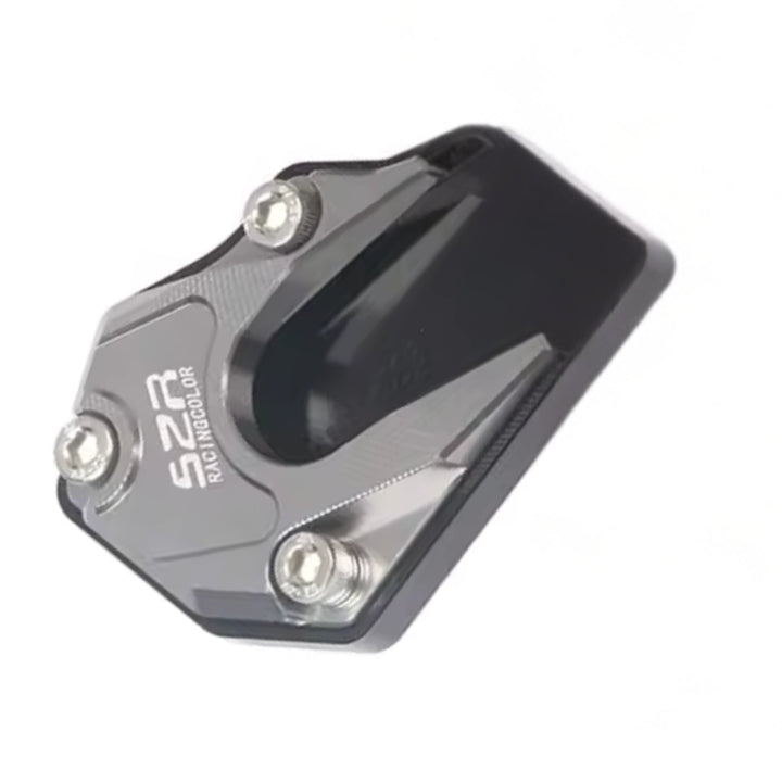 BalanceGuard - Piastra Di Prolunga Per Cavalletto Laterale Moto Con Poggiapiedi