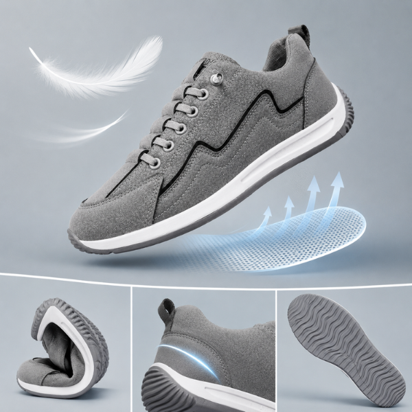 Luukas - Sneakers Casual Con Cuciture a Contrasto Sui Pannelli
