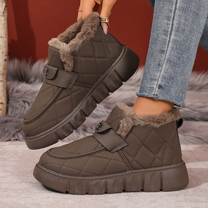 Karryna - Scarpe con Tomaia Trapuntata e Fodera Morbida