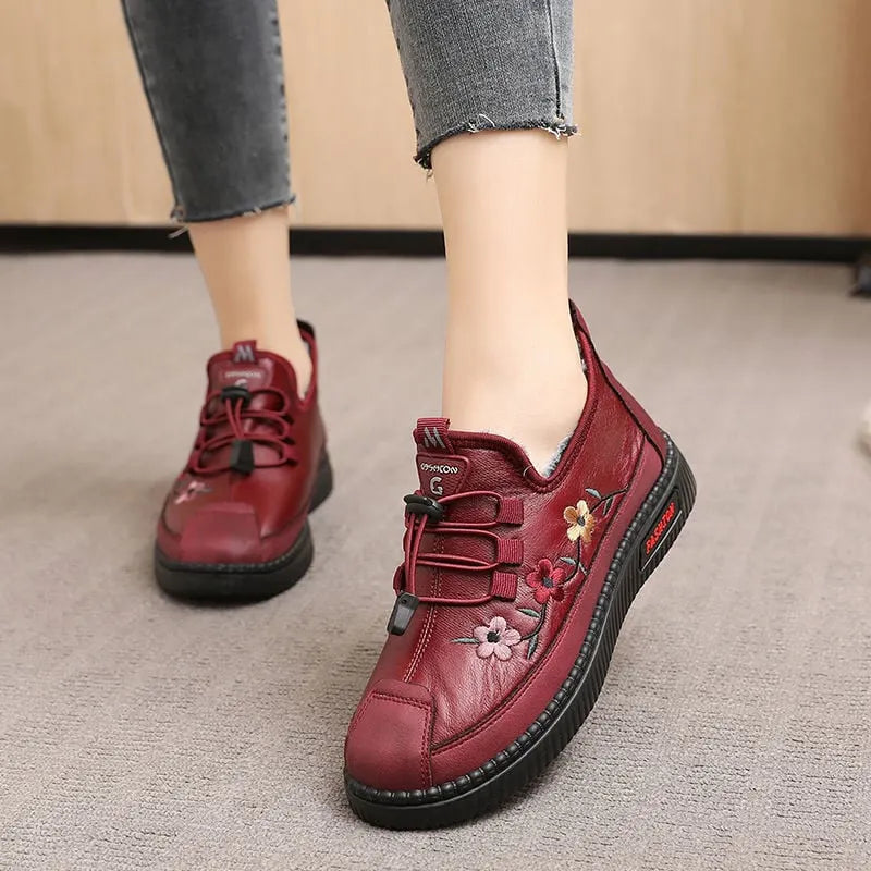 Yolina - Scarpe Stringate in Pelle