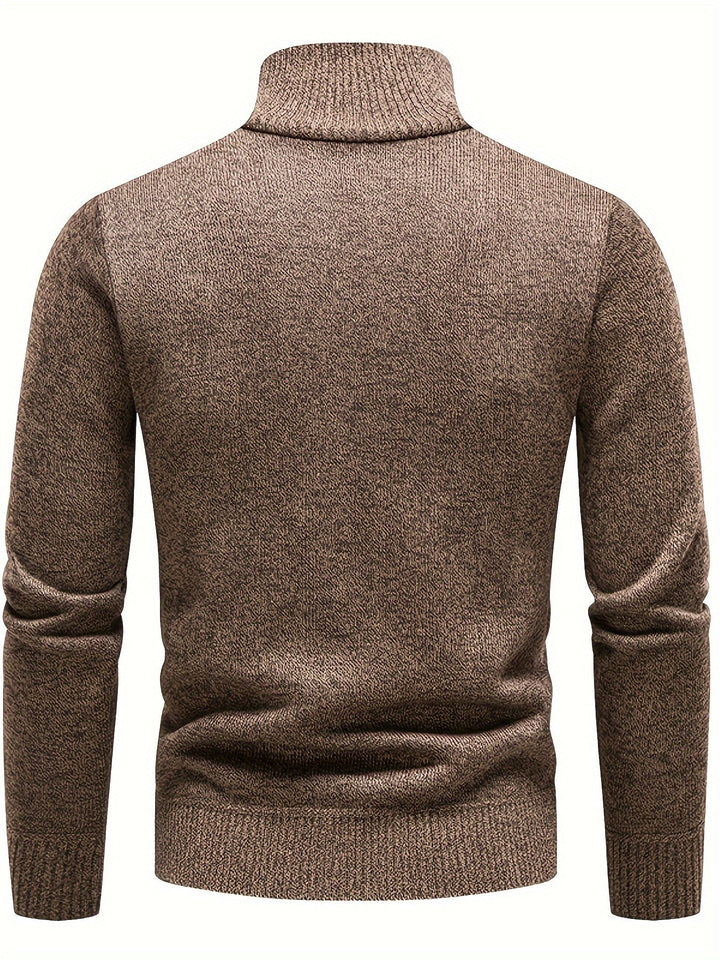Gerdt - Maglione Casual a Maniche Lunghe Lavorato a Maglia