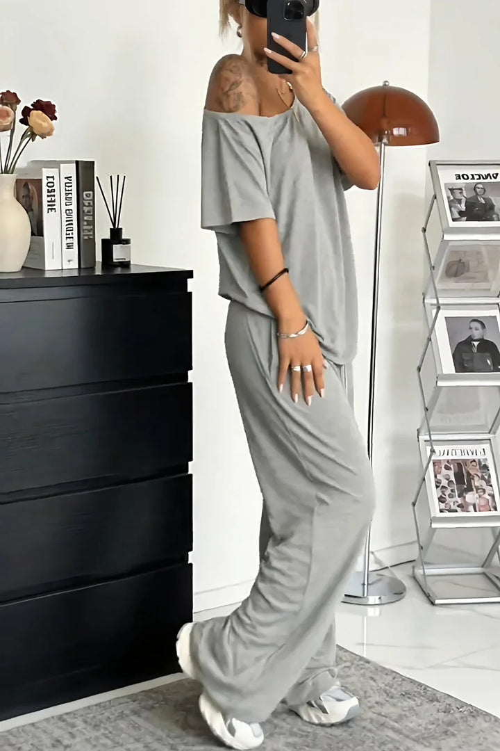 Khairina - Set a Due Pezzi Con Spalle Scoperte