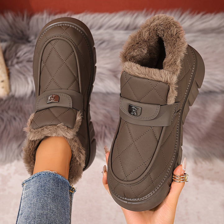 Karryna - Scarpe con Tomaia Trapuntata e Fodera Morbida