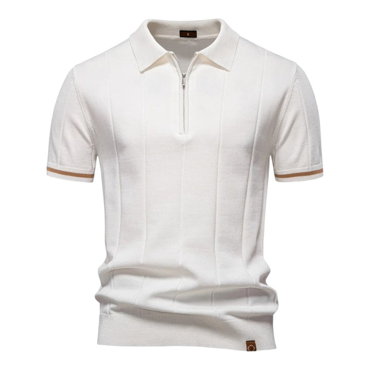 Johncena - Polo Casuale Sportiva Con Zip