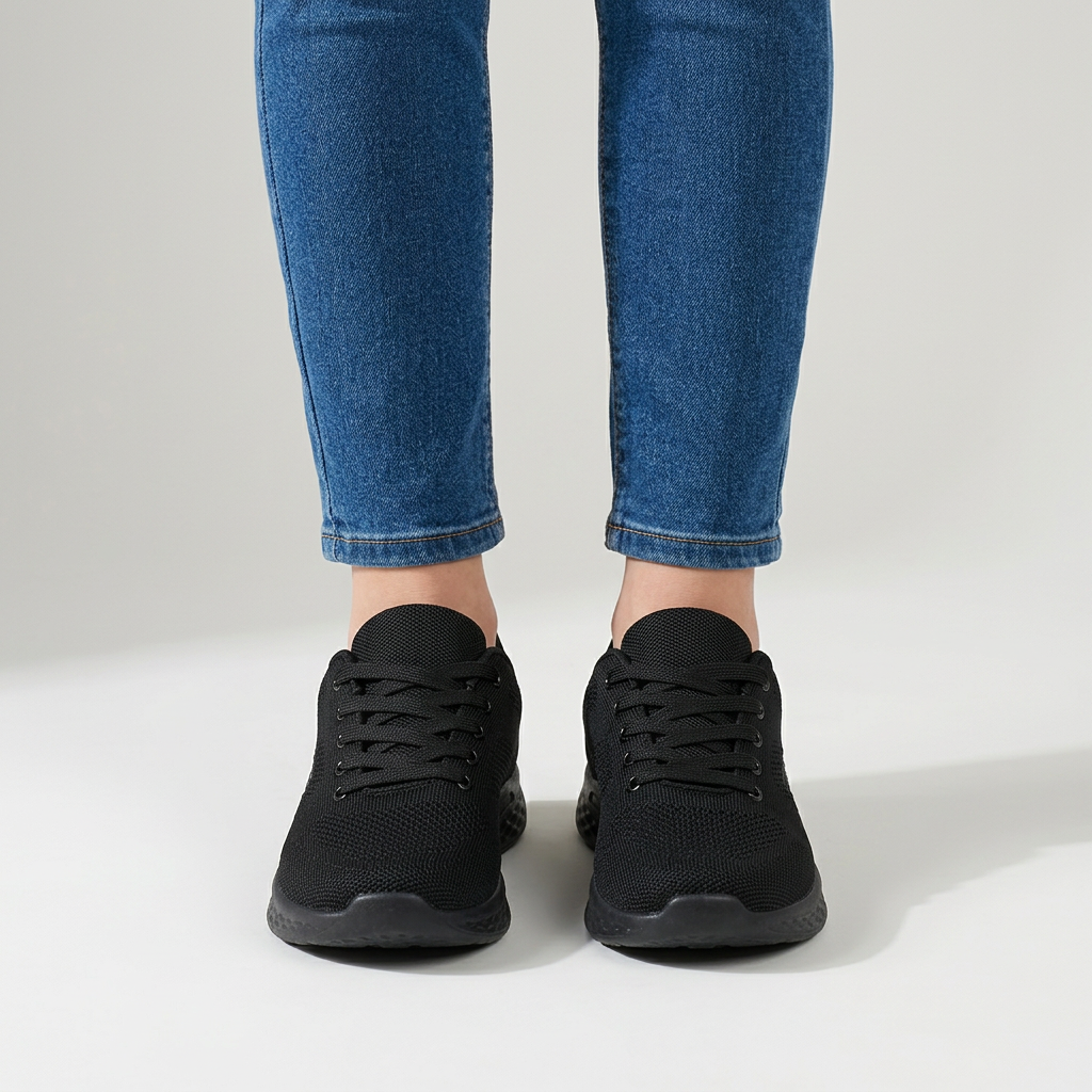 Alixia - Sneakers Comode Con Lacci