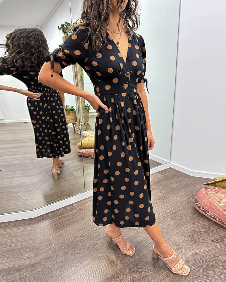 Janis - Abito Elegante Con Scollo A V