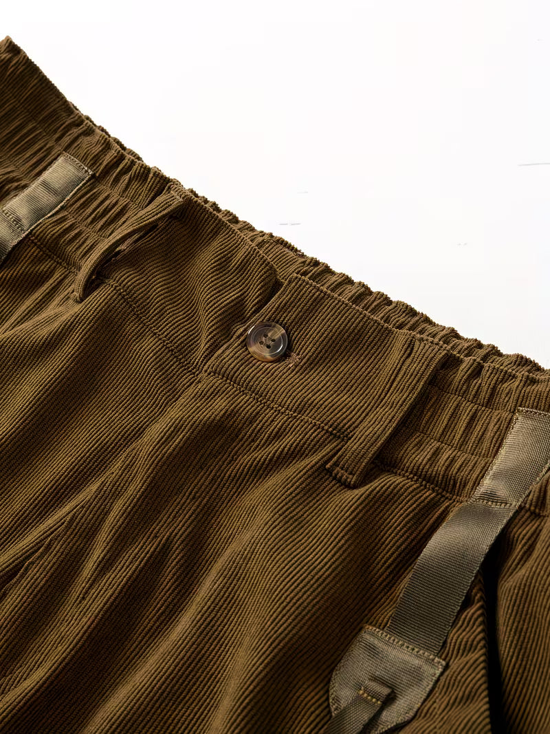 Jorit - Pantaloncini Merci in Velluto a Coste Con Trama 3D