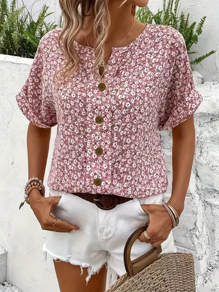 Lillie - Top Estivo Con Bottoni