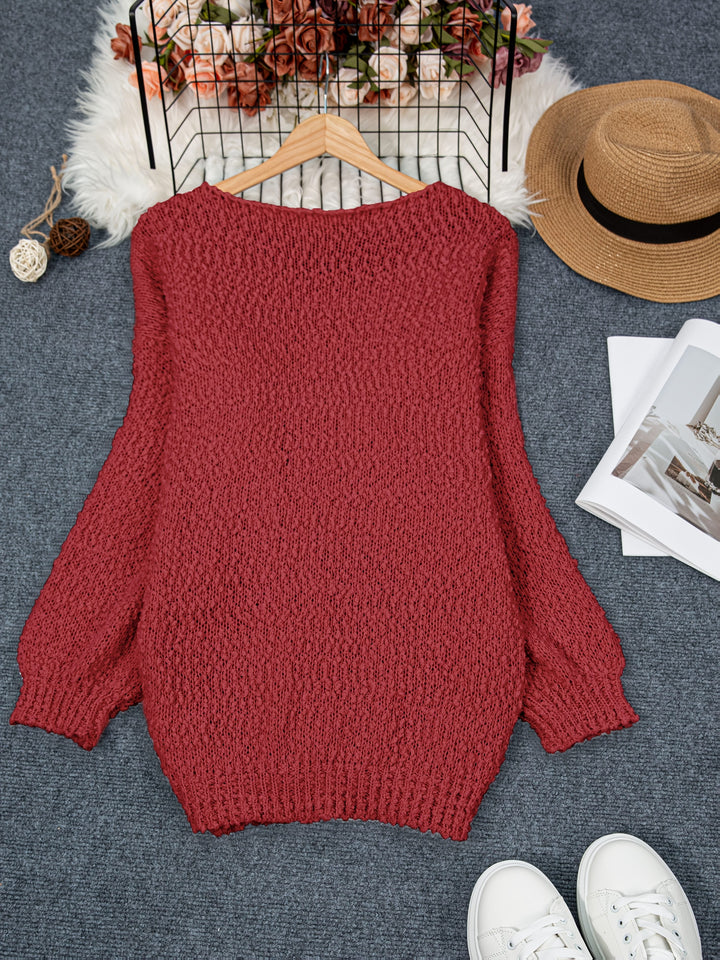 Jeannette - Maglione Maniche Lunghe Con Collo Rotondo