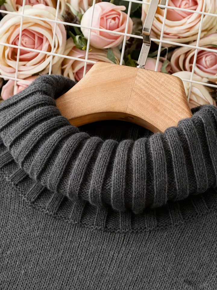 Malkina - Comodo Abito-Maglione a Maniche Lunghe