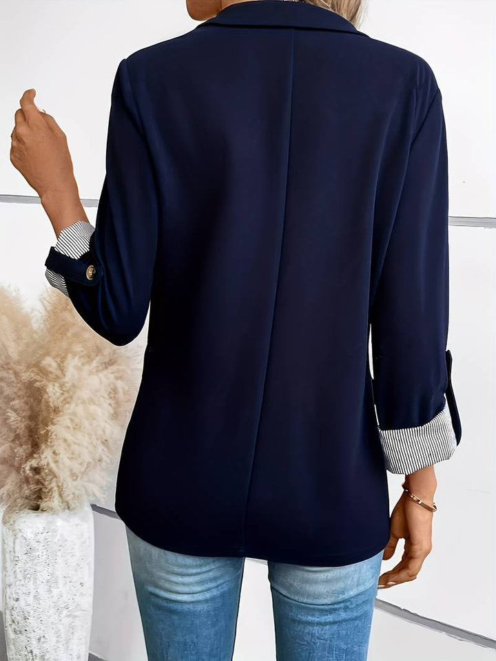 Galiah - Elegante Blazer Doppiopetto Con Collo Con Revers