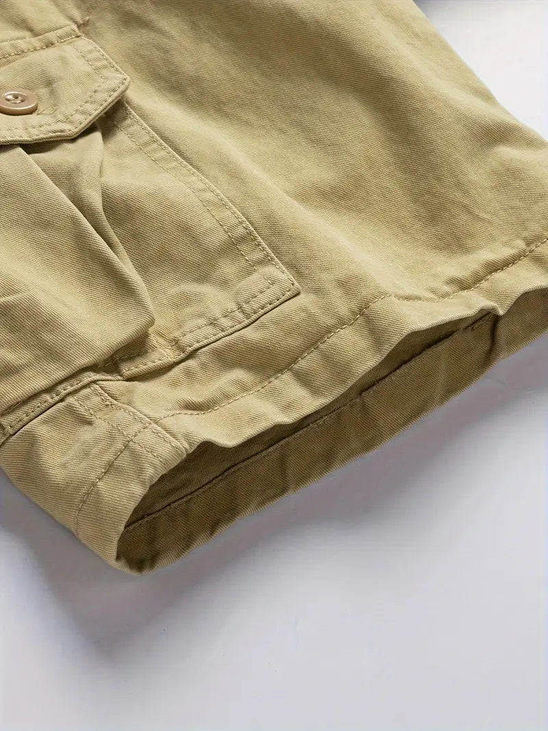 Mauro - Pantaloncini Eleganti Con Tasche Multipli