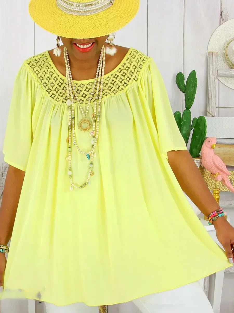 Silvana - Panno Estivo Con Manica Corta