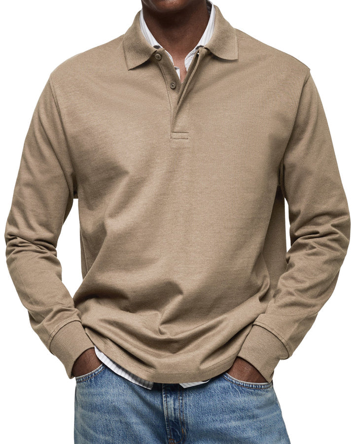 Elhanan - Elegante Polo a Maniche Lunghe