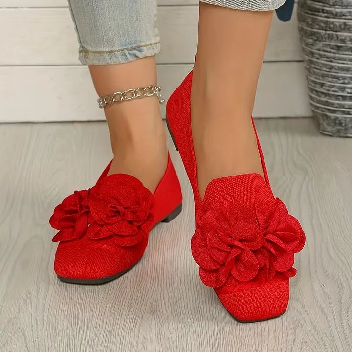 Catriona - Mary Jane Con Tacco Basso Floreale