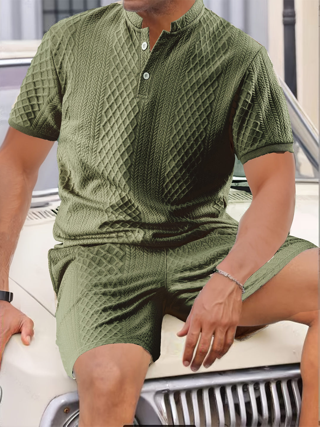 Reginald - Settato Due Pezzi Con Motivo Testurato