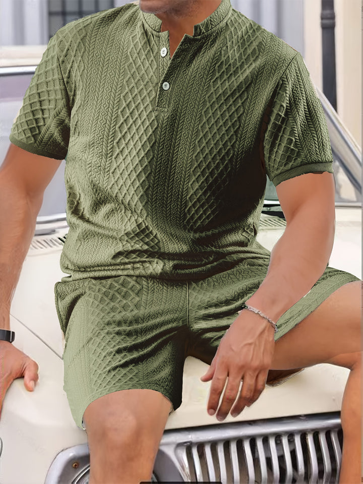 Reginald - Settato Due Pezzi Con Motivo Testurato