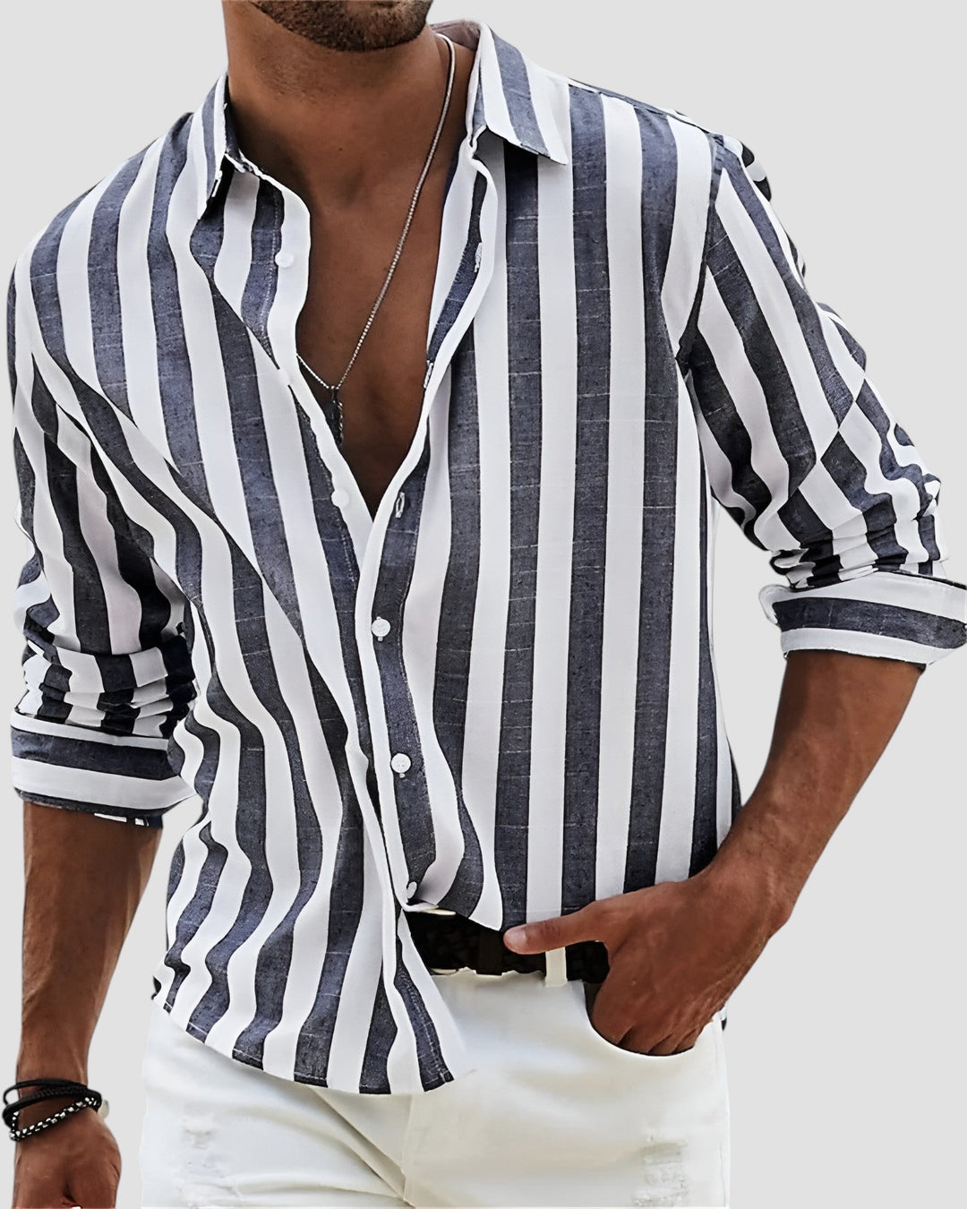 Galimov - Elegante Camicia A Maniche Lunghe