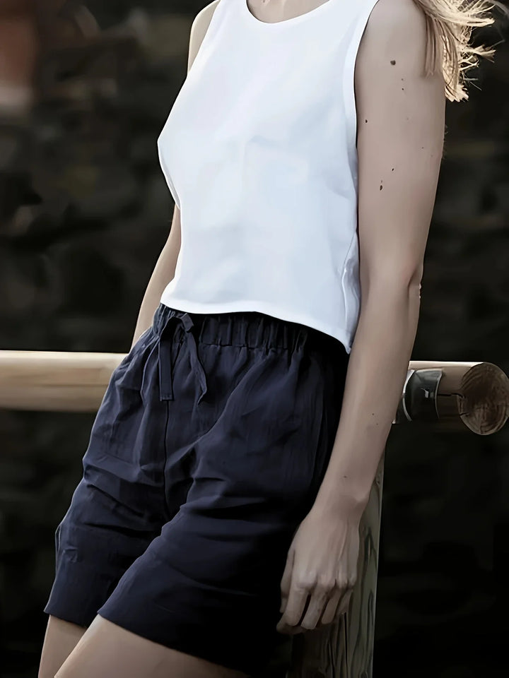 Niamh - Pantaloncini Estivi Casual Con Tasca