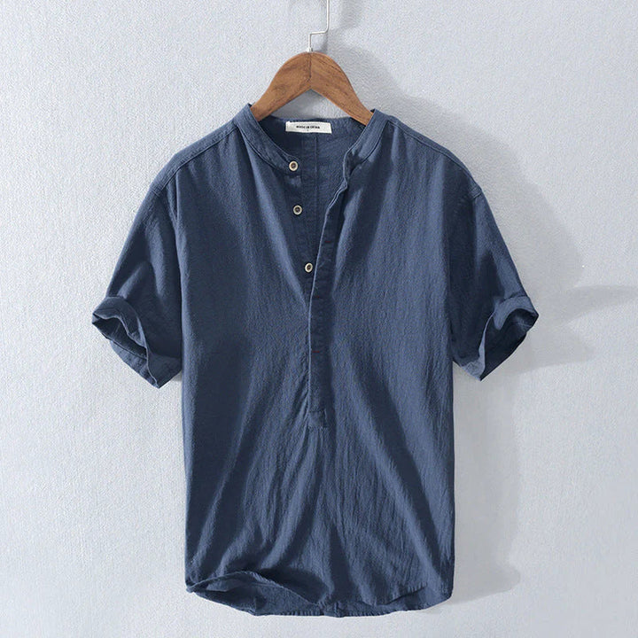 Zebulon - Camicia Casuale a Maniche Corte