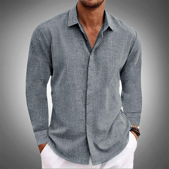 Glynn - Camicia Casuale A Maniche Lunghe