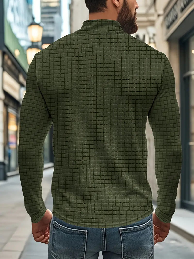 Jarryd - Felpa a Maniche Lunghe Con Mezza Zip