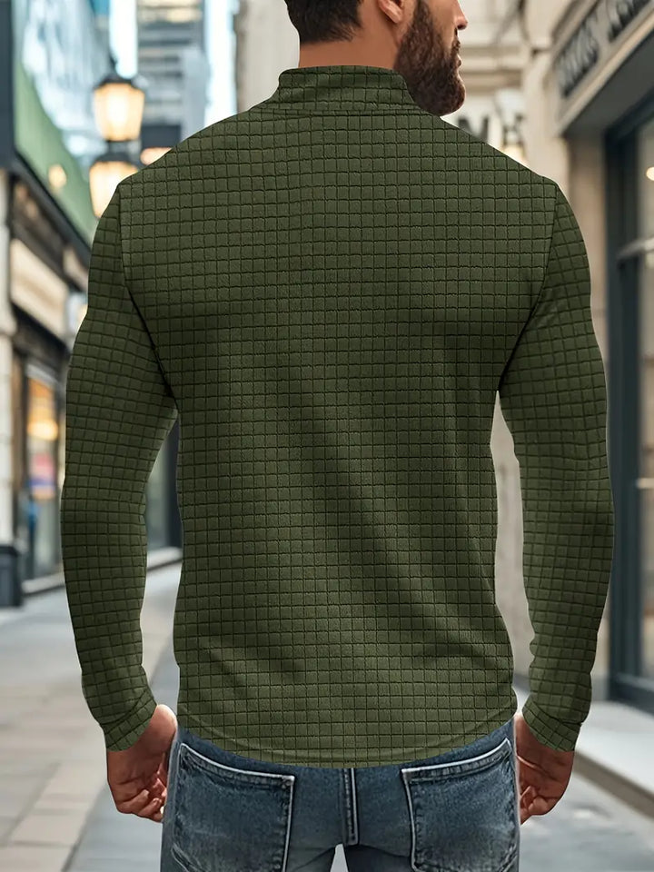 Jarryd - Felpa a Maniche Lunghe Con Mezza Zip