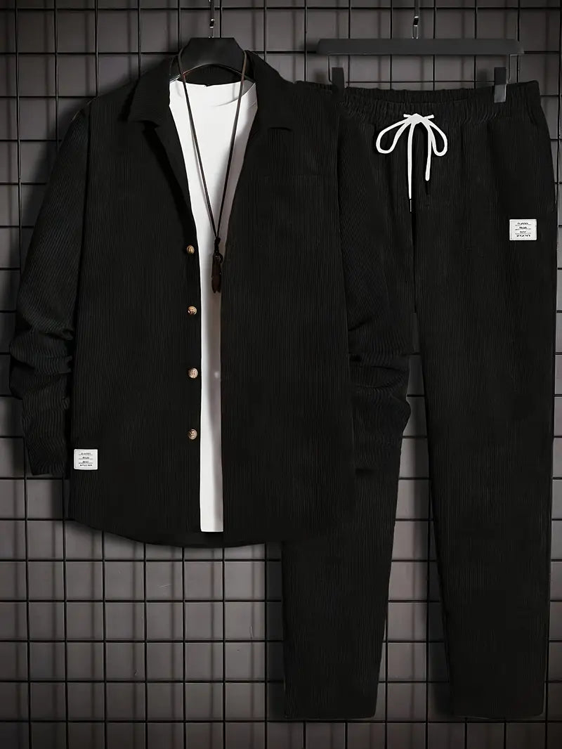 Podolak - Camicia Autunnale e Invernale a Maniche Lunghe Con Pantaloni Larghi