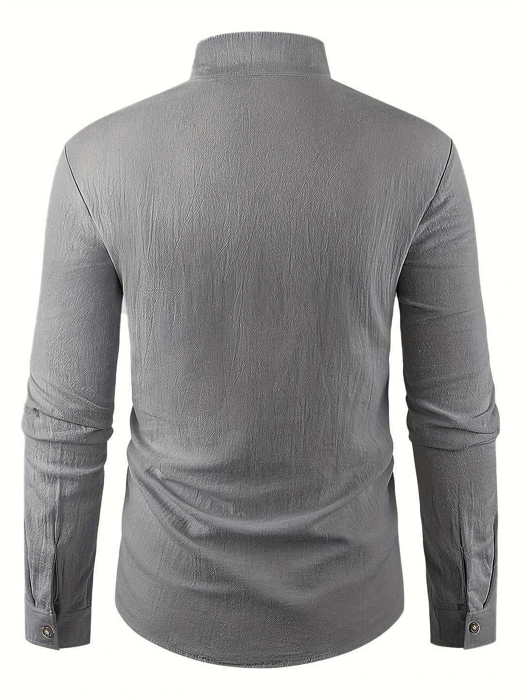 Shayne - Camicia Leggera In Cotone E Lino Con Maniche Lunghe