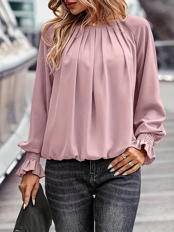 Stacy - Elegante Camicetta A Maniche Lunghe