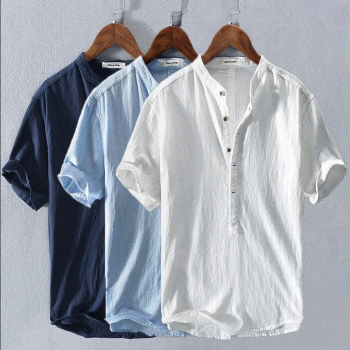 Zebulon - Camicia Casuale a Maniche Corte