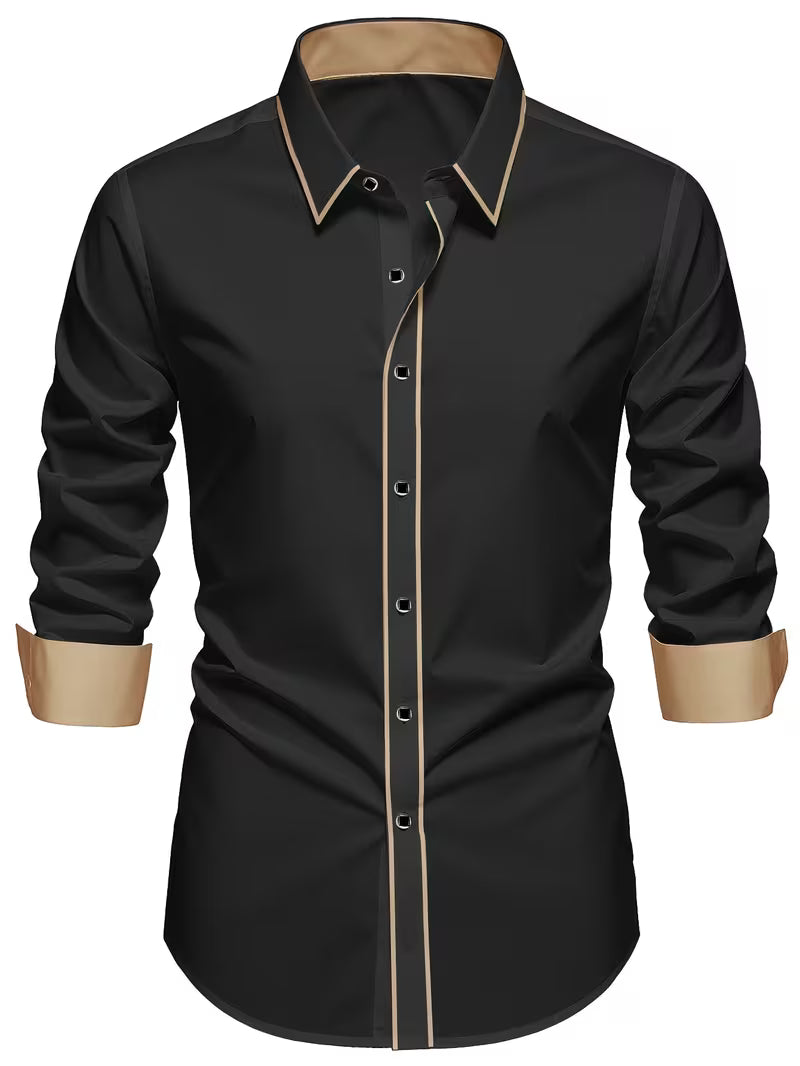 Daven - Camicia Business Vestibilità Slim Casuale