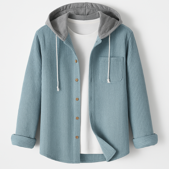 Darcy - Felpa Con Cappuccio Casual In Velluto a Coste