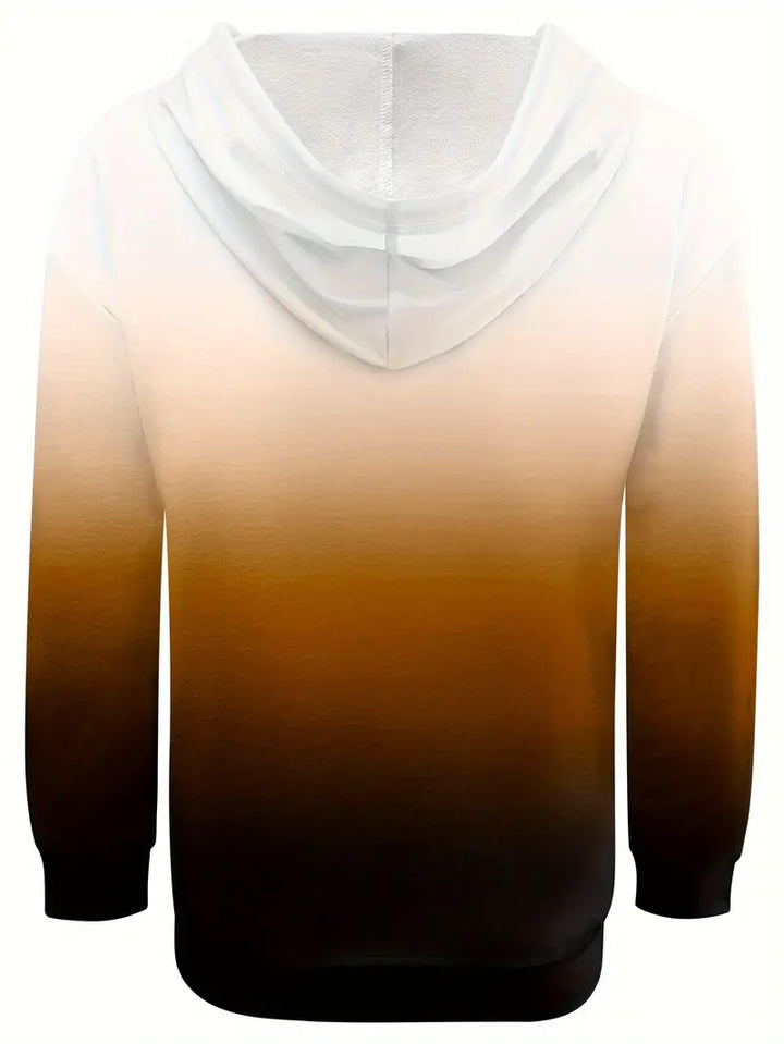 Areeqa - Felpa Con Cappuccio e Coulisse Con Sfumature Di Colore