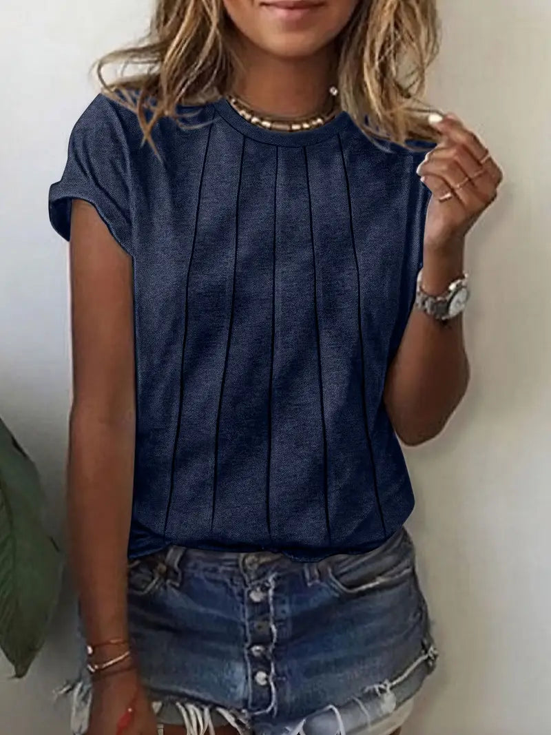 Vitaliya - Maglietta Casuale A Maniche Corte